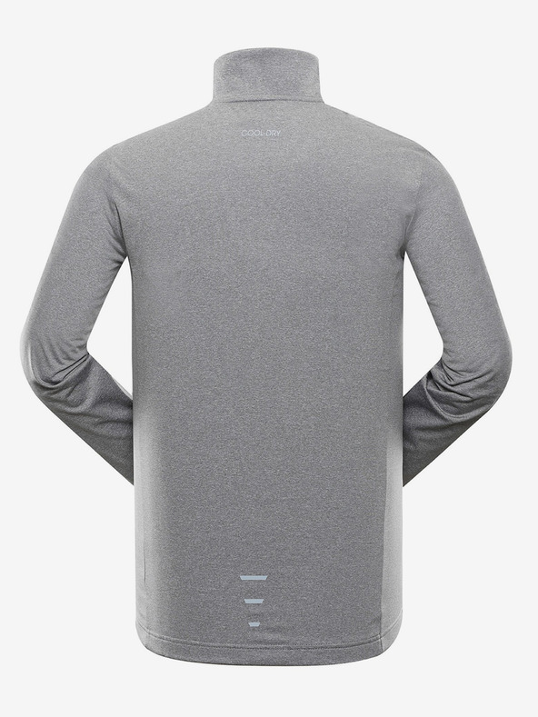 ALPINE PRO Pánská rychleschnoucí mikina ALPINE PRO FRASEB šedá