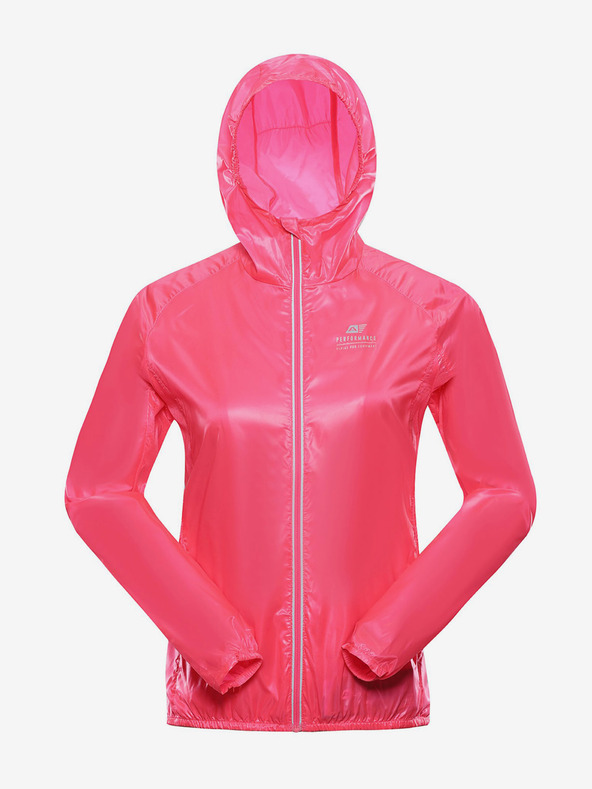 ALPINE PRO Dámská ultralehká bunda s impregnací ALPINE PRO BIKA růžová