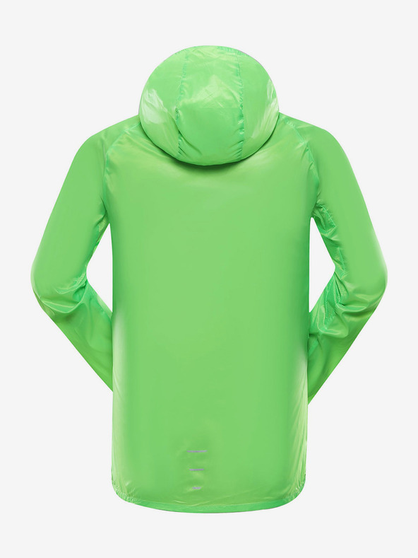 ALPINE PRO Pánská ultralehká bunda s impregnací ALPINE PRO BIK zelená