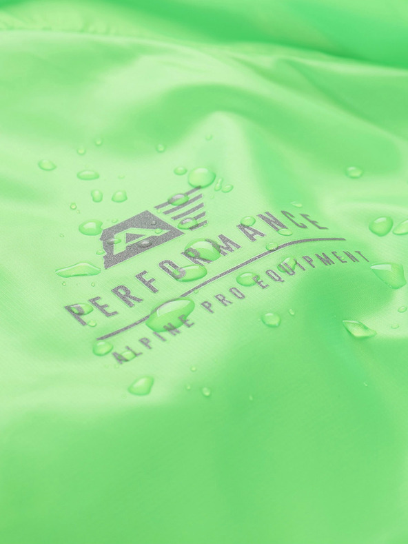 ALPINE PRO Pánská ultralehká bunda s impregnací ALPINE PRO BIK zelená