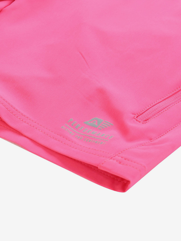 ALPINE PRO Dámské softshellové rychleschnoucí kraťasy ALPINE PRO COLA růžová