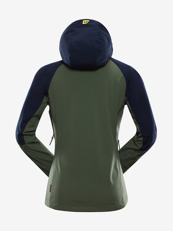 ALPINE PRO Dámská softshellová bunda s membránou ALPINE PRO LANCA zelená