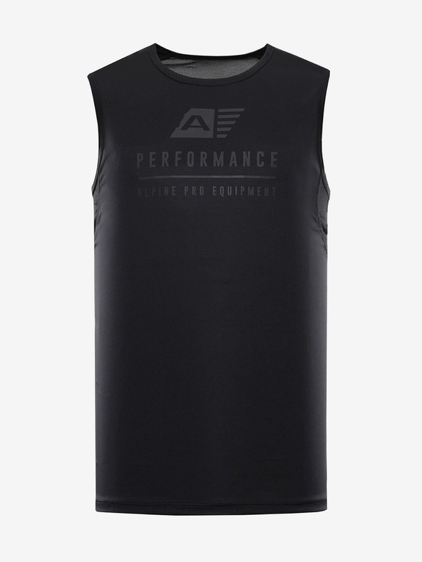 ALPINE PRO Pánské rychleschnoucí tílko ALPINE PRO MIXED černá