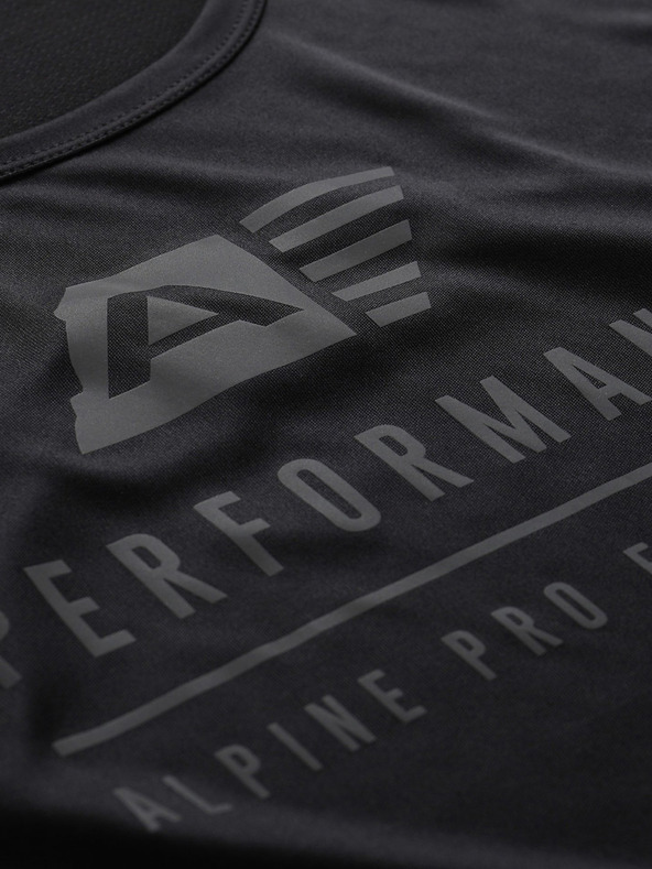 ALPINE PRO Pánské rychleschnoucí tílko ALPINE PRO MIXED černá