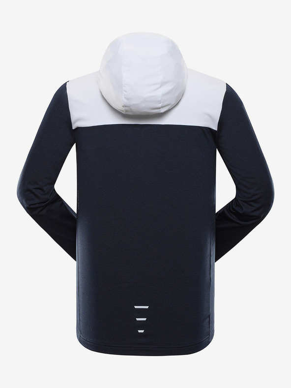 ALPINE PRO Pánská rychleschnoucí mikina ALPINE PRO FANC modrá