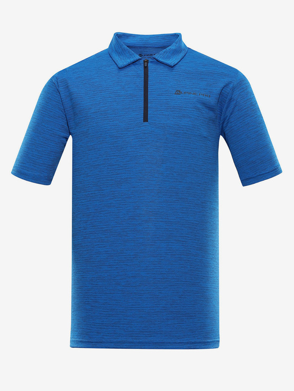 ALPINE PRO Pánské rychleschnoucí polo triko ALPINE PRO DONN modrá