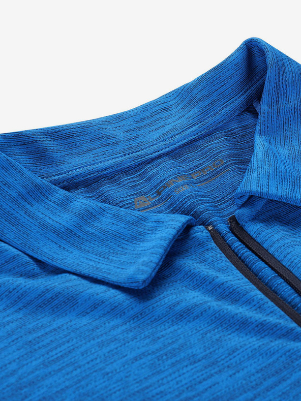 ALPINE PRO Pánské rychleschnoucí polo triko ALPINE PRO DONN modrá