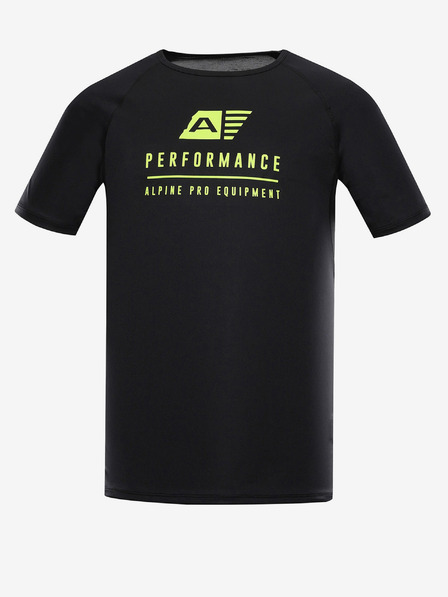 ALPINE PRO Pánské funkční triko s cool-dry ALPINE PRO PANTHER černá