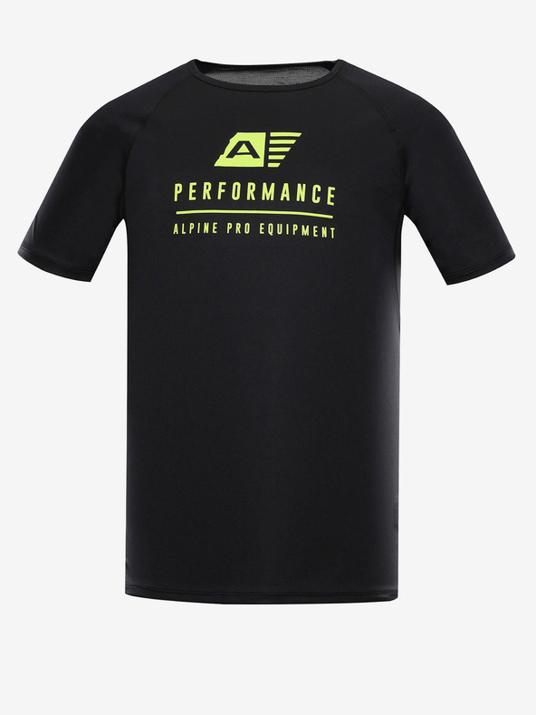ALPINE PRO Pánské funkční triko s cool-dry ALPINE PRO PANTHER černá