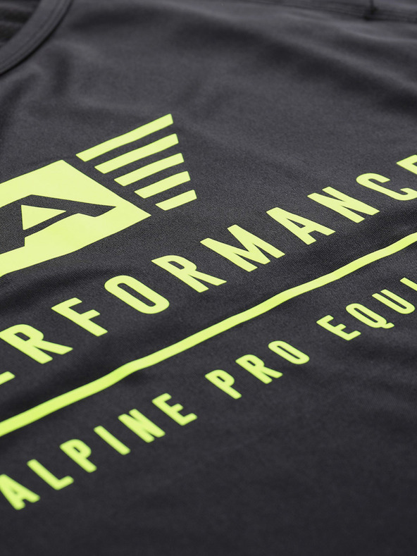 ALPINE PRO Pánské funkční triko s cool-dry ALPINE PRO PANTHER černá