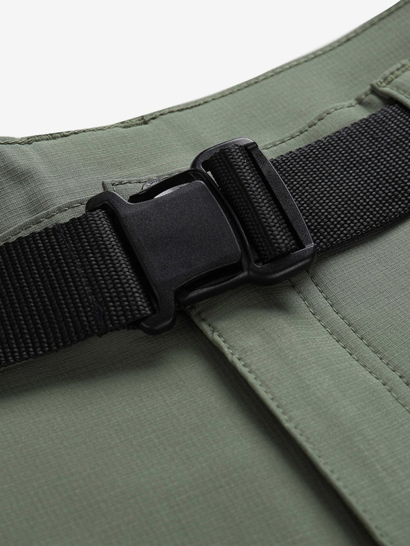 ALPINE PRO Pánské softshellové kalhoty ALPINE PRO NUTT zelená