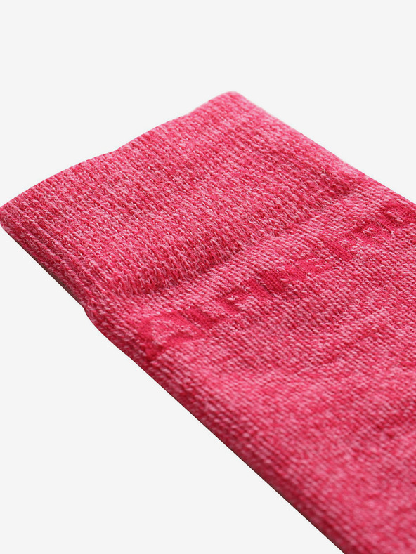 ALPINE PRO Ponožky z merino vlny ALPINE PRO KLAMO růžová