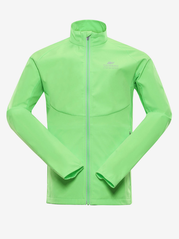 ALPINE PRO Pánská softshellová bunda s membránou ALPINE PRO MULT zelená