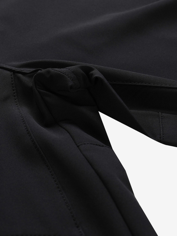 ALPINE PRO Pánské softshellové capri ALPINE PRO WEDER černá