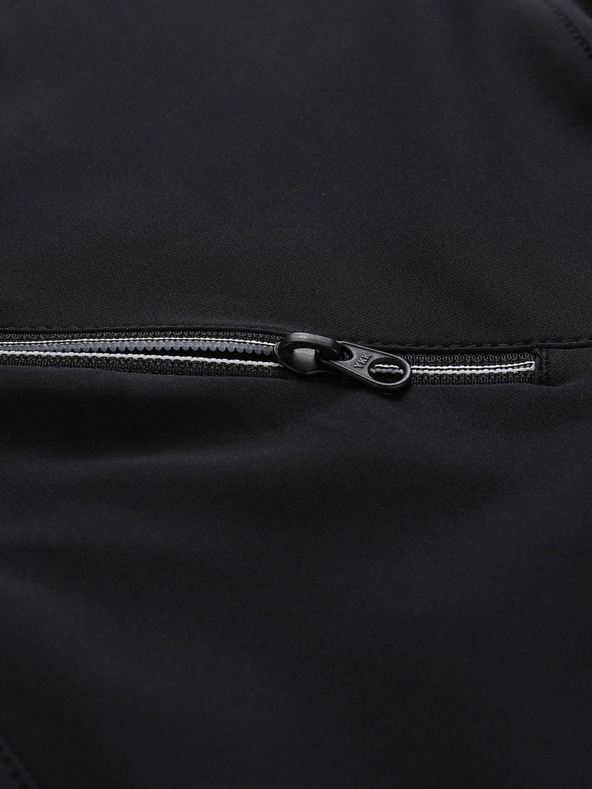 ALPINE PRO Pánské softshellové capri ALPINE PRO WEDER černá