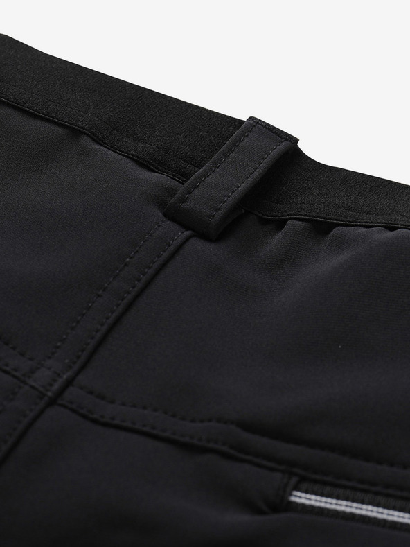 ALPINE PRO Pánské softshellové capri ALPINE PRO WEDER černá