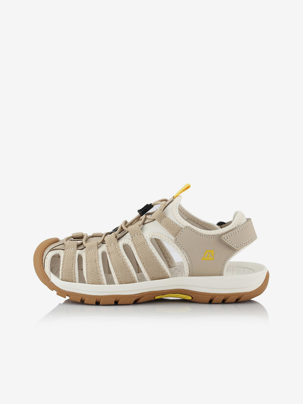 ALPINE PRO Dámské outdoorové sandály ALPINE PRO HABWA neutrální / zemitá