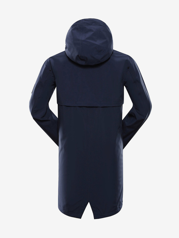 ALPINE PRO Pánský nepromokavý kabát s membránou ptx ALPINE PRO PERFET modrá