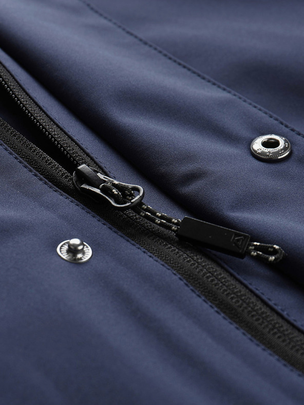 ALPINE PRO Pánský nepromokavý kabát s membránou ptx ALPINE PRO PERFET modrá