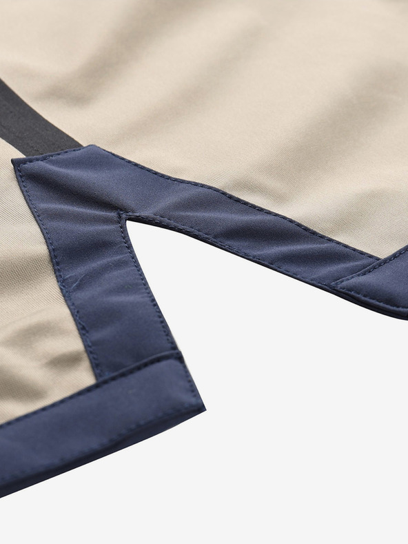 ALPINE PRO Pánský nepromokavý kabát s membránou ptx ALPINE PRO PERFET modrá