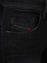 Diesel Tmavě šedé pánské zkrácené skinny fit džíny Diesel Thommer