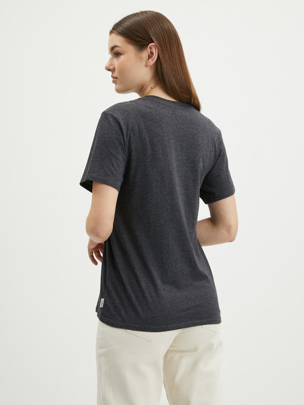 O'Neill Tmavě šedé žíhané dámské tričko O'Neill