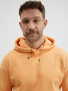 Jack & Jones Oranžová pánská basic mikina s kapucí Jack & Jones Star