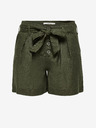 ONLY Khaki kraťasy se zavazováním ONLY Viva