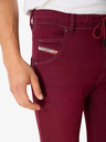 Diesel Vínové pánské skinny fit džíny Diesel Krooley