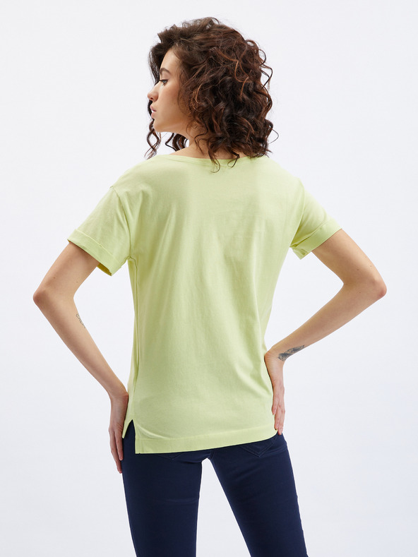 Orsay Světle zelené dámské tričko ORSAY