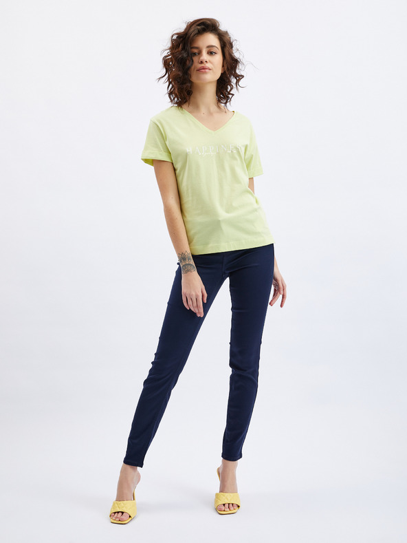 Orsay Světle zelené dámské tričko ORSAY