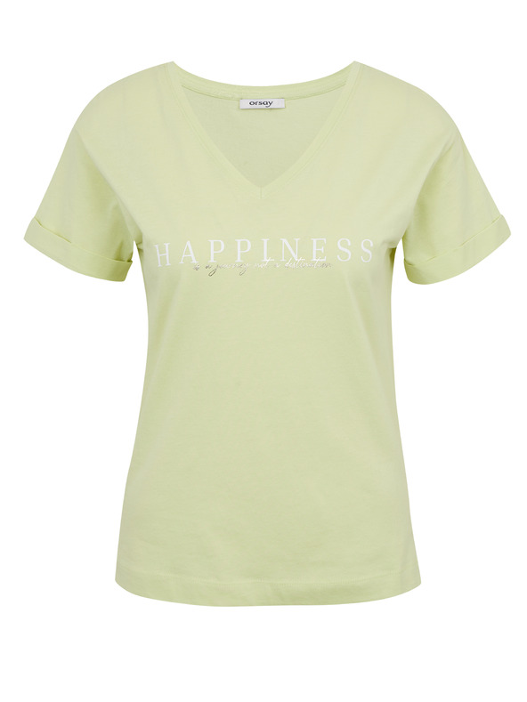 Orsay Světle zelené dámské tričko ORSAY
