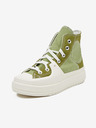 Converse Zelené kotníkové tenisky Converse Chuck Taylor All Star Construct