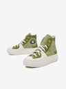 Converse Zelené kotníkové tenisky Converse Chuck Taylor All Star Construct