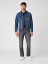 Wrangler Tmavě šedé pánské straight fit džíny Wrangler Texas