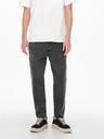 ONLY & SONS Černé straight fit džíny ONLY & SONS Avi