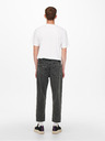 ONLY & SONS Černé straight fit džíny ONLY & SONS Avi