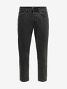 ONLY & SONS Černé straight fit džíny ONLY & SONS Avi