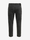 ONLY & SONS Černé straight fit džíny ONLY & SONS Avi