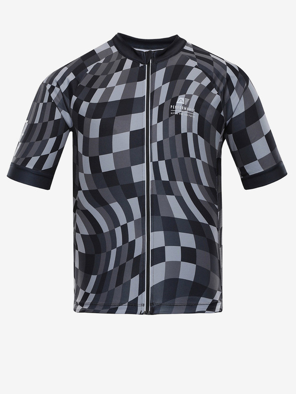 ALPINE PRO Pánský cyklistický dres ALPINE PRO SAGEN šedá