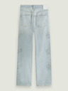 Scotch & Soda Světle modré dámské zkrácené straight fit džíny Scotch & Soda