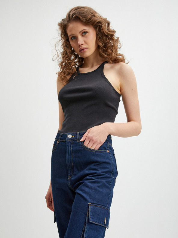 Tom Tailor Denim Tmavě modré dámské straight fit džíny Tom Tailor Denim