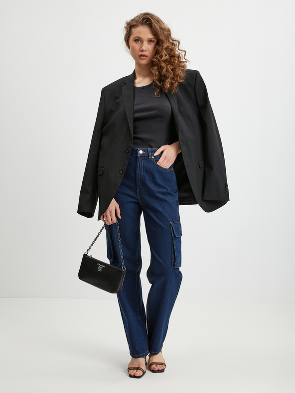 Tom Tailor Denim Tmavě modré dámské straight fit džíny Tom Tailor Denim