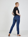 Diesel Tmavě modré dámské straight fit džíny Diesel