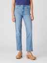 Wrangler Světle modré dámské straight fit džíny Wrangler