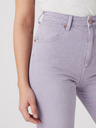 Wrangler Světle fialové dámské straight fit džíny Wrangler