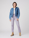 Wrangler Světle fialové dámské straight fit džíny Wrangler