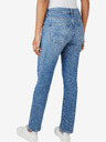 Pepe Jeans Modré dámské straight fit džíny Pepe Jeans Mary