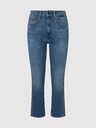 Pepe Jeans Modré dámské straight fit džíny Pepe Jeans Mary