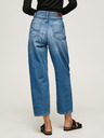 Pepe Jeans Modré dámské zkrácené široké džíny Pepe Jeans Addison